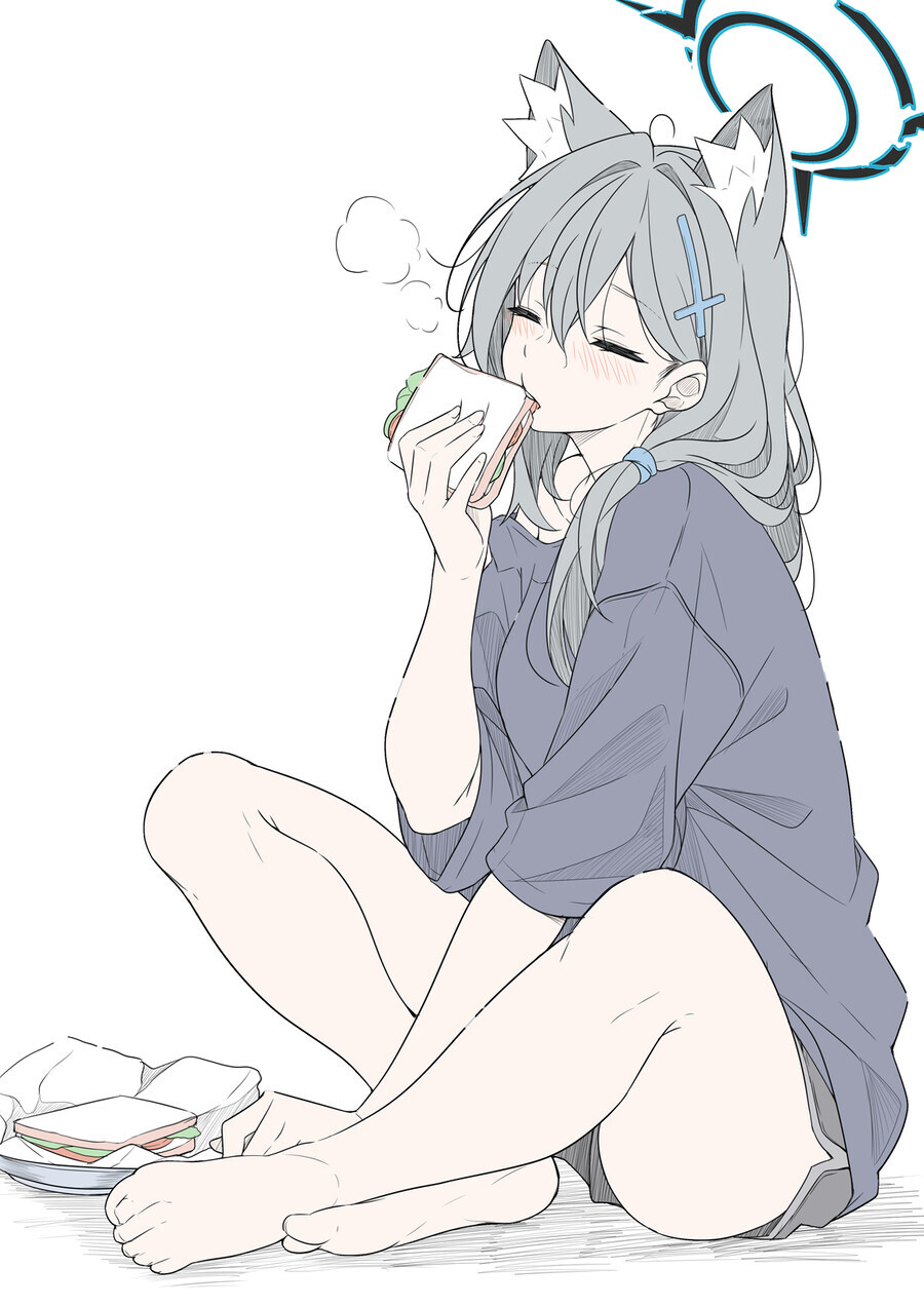 블루아카) 짤녀가 선생님 집에서 이러면 어떻게 함?_1.jpg