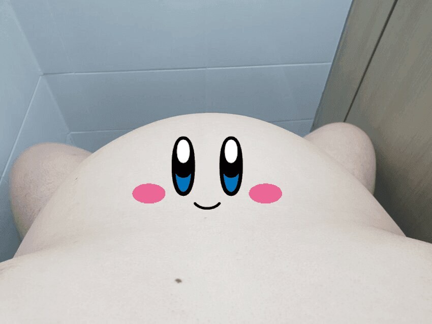 알몸주의) 커비 코스프레 레전드_1.jpg