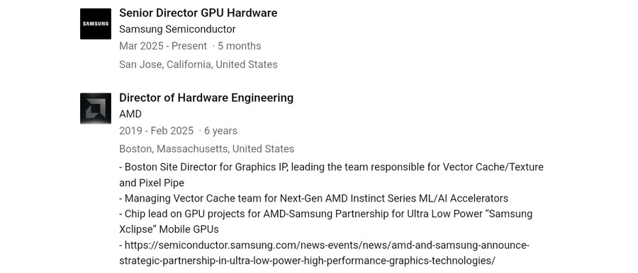 삼성, AMD Graphics IP 담당 디렉터 영입_1.jpg