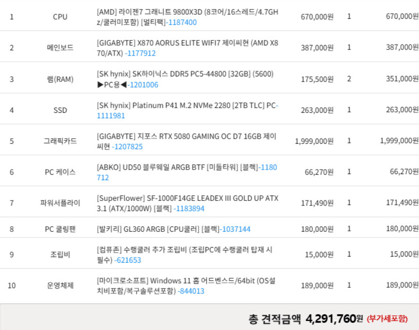 이 구성 괜찮은지 조언 부탁드립니다_1.jpg