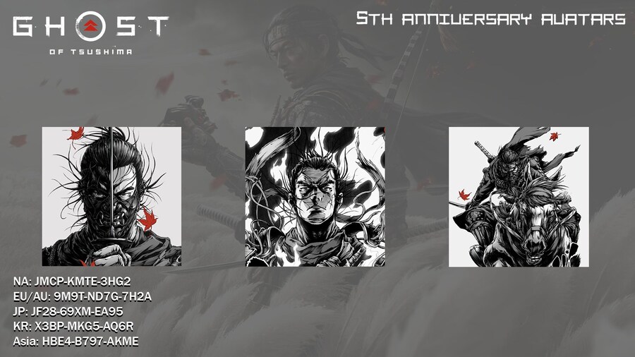 [PS스토어] 고스트 오브 쓰시마 5주년 기념 PSN 아바타 (무료)_1.jpg
