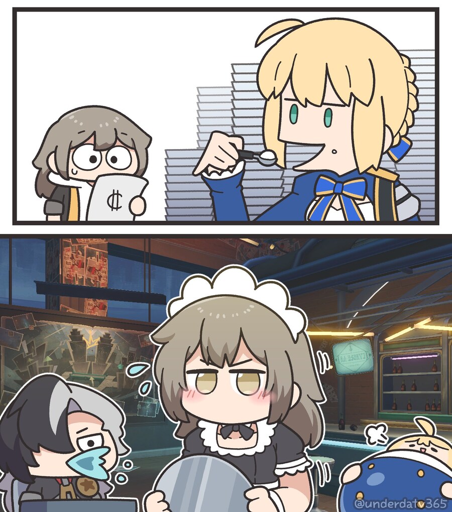 스타레일) 스텔레가 메이드하는 만화.manhwa_1.jpg