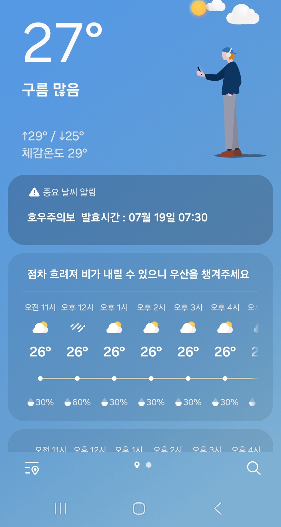아니 기상청과 날씨 예보들아 비가 온다며!_1.jpg