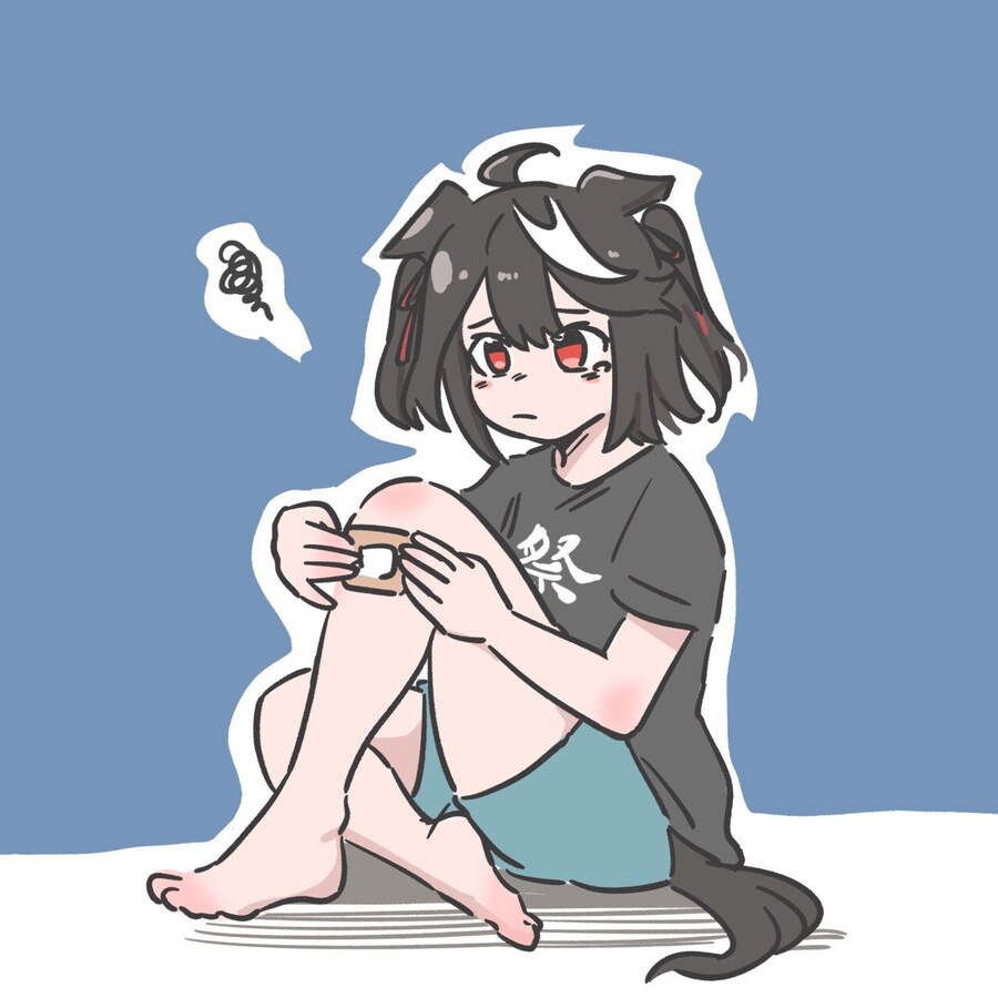 [말딸] 무릎 까진 키타산_1.jpg
