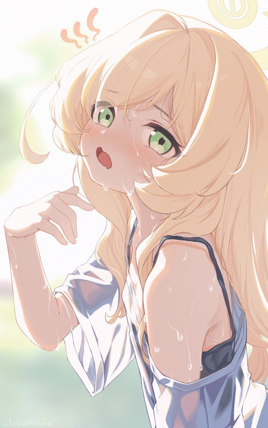 블루아카) 더운 교수님_1.jpg