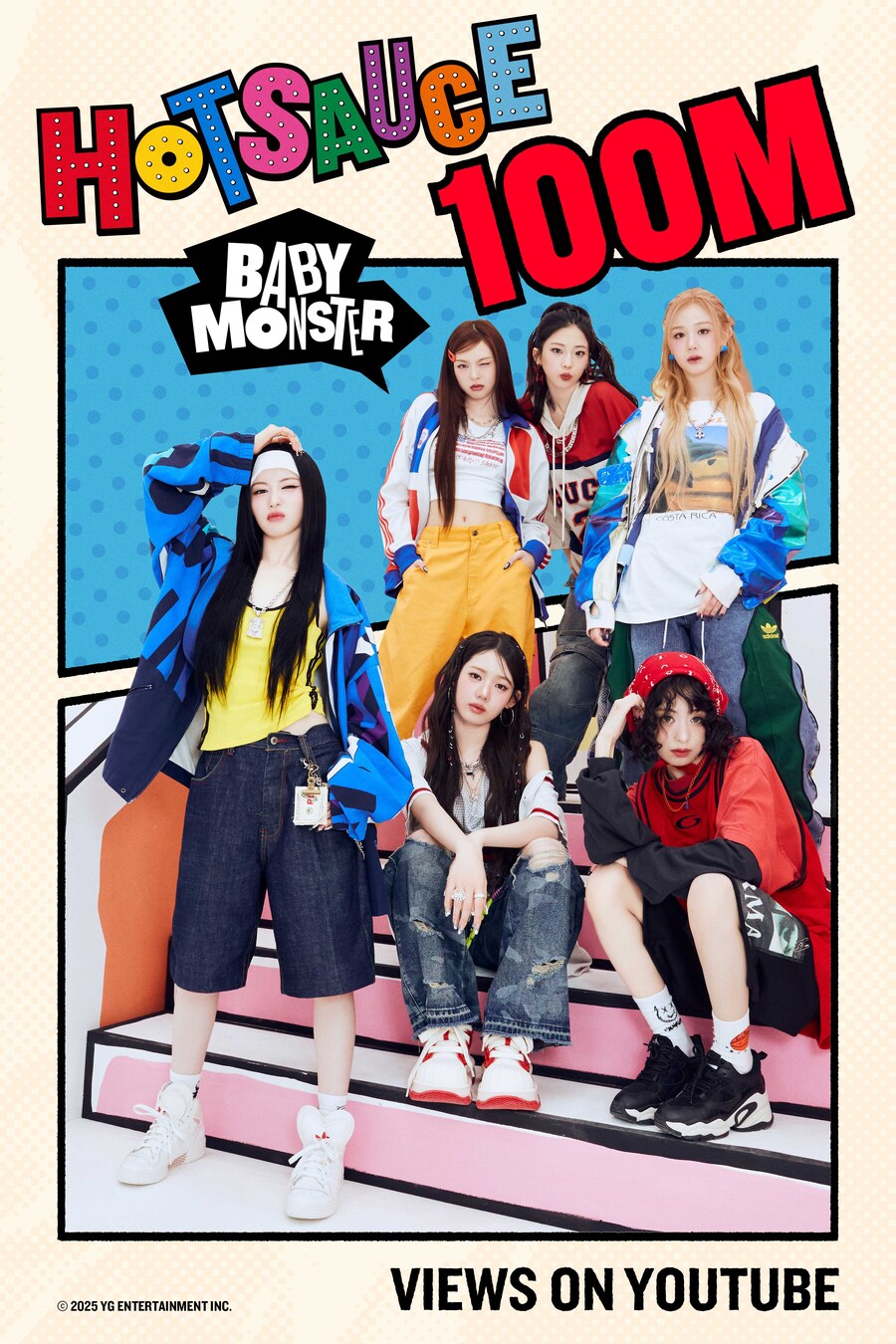 베이비몬스터 ‘HOT SAUCE’ 뮤직비디오 1억 뷰 돌파_1.jpg