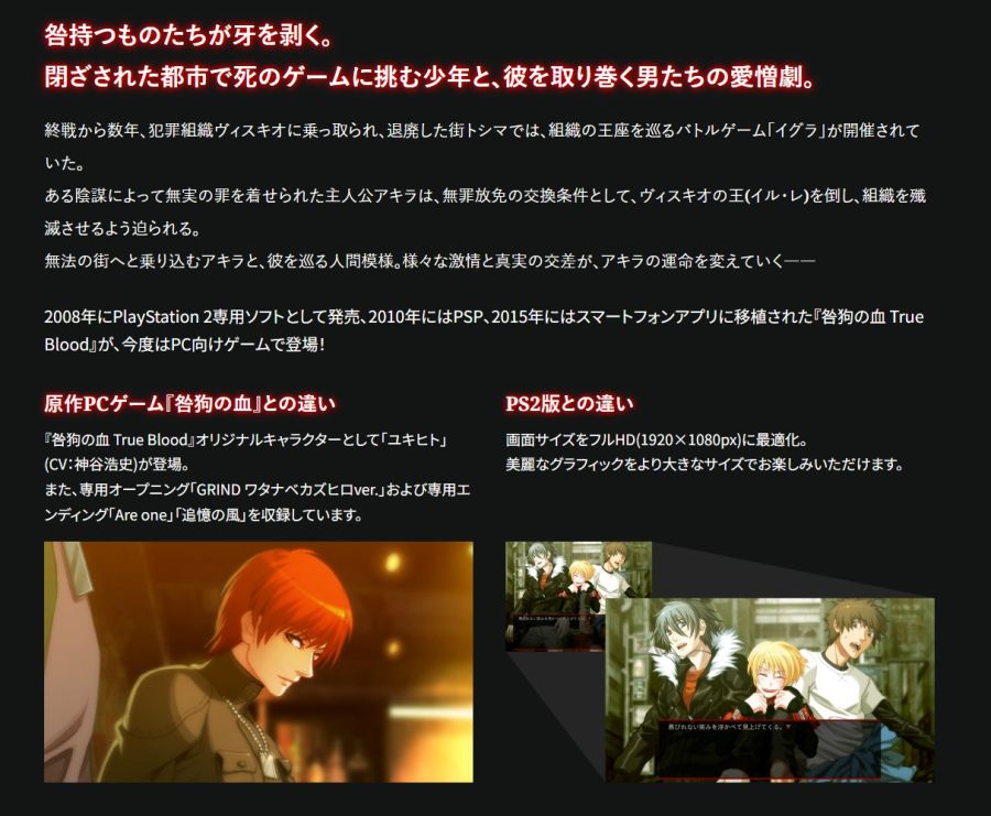 니트로키랄 토가이누의 피 True Blood 스팀 발매_2.jpg