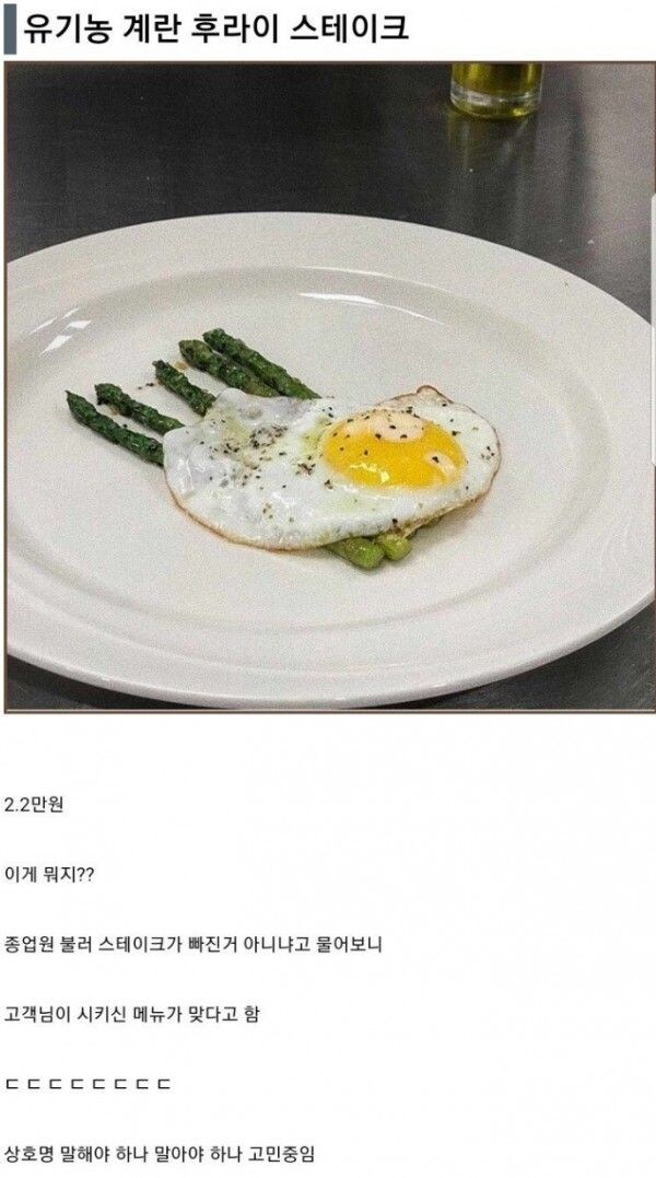 유기농 계란 후라이 스테이크.jpg_1.jpg