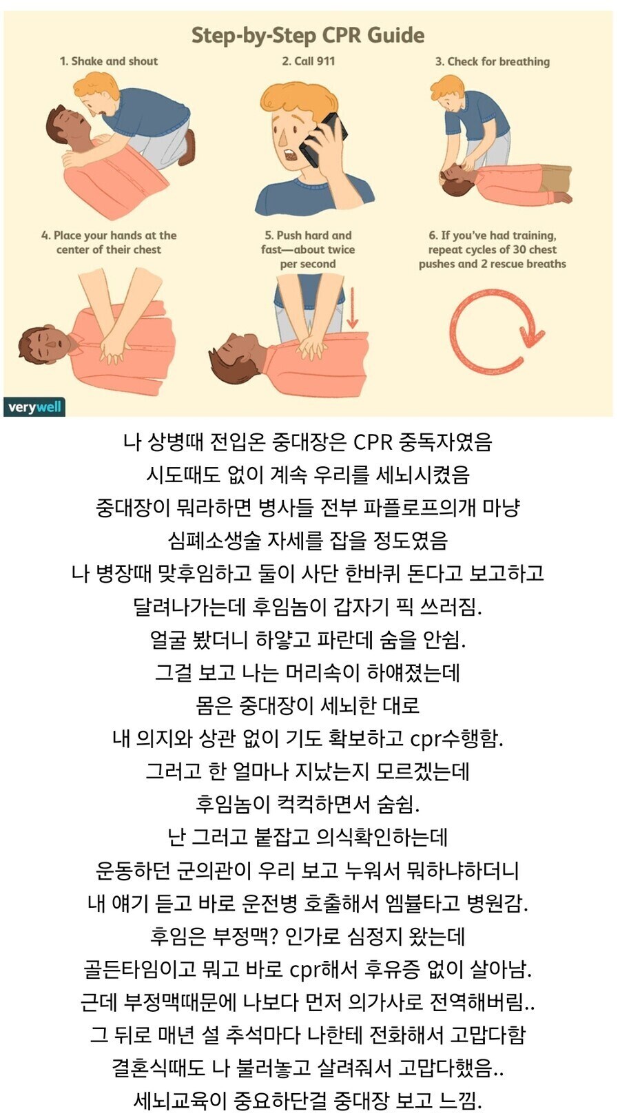 중대장의 세뇌교육