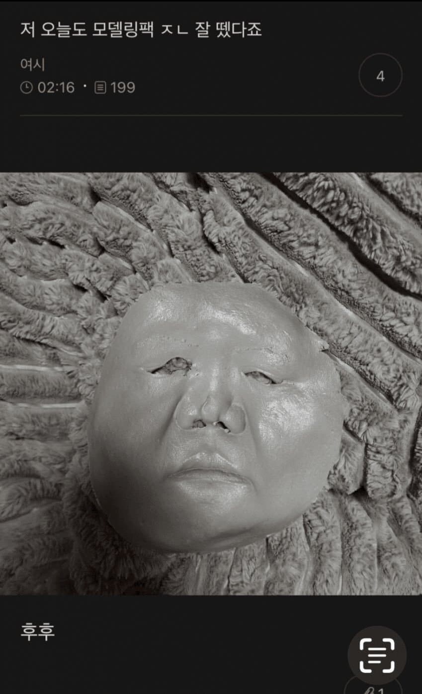 모델링팩 찢어지지않고 엄청 깔끔하게 땐 여시누님_1.png