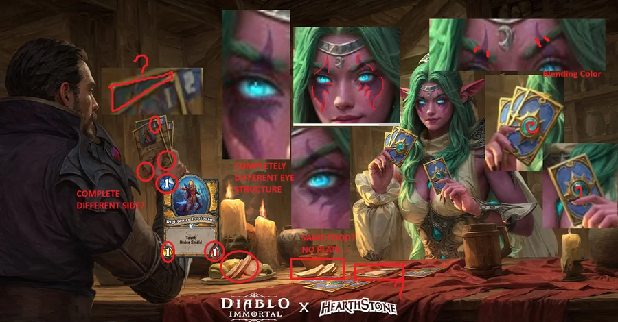 디아블로 이모탈 x 하스스톤 콜라보에 Ai 그림 사용 논란_2.webp