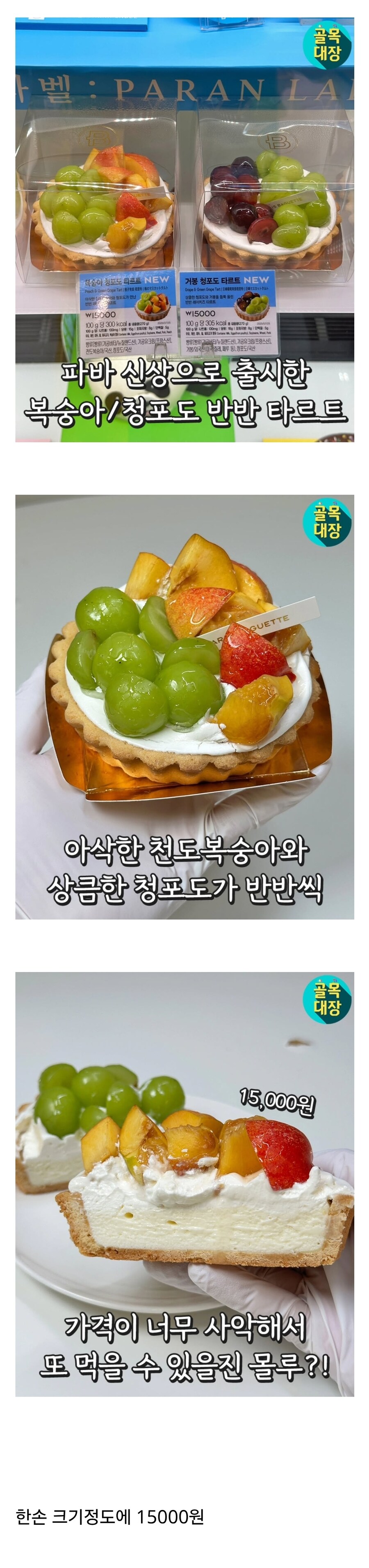 선넘는 파리바게트 신상 과일 타르트 가격 근황.jpg_1.jpg