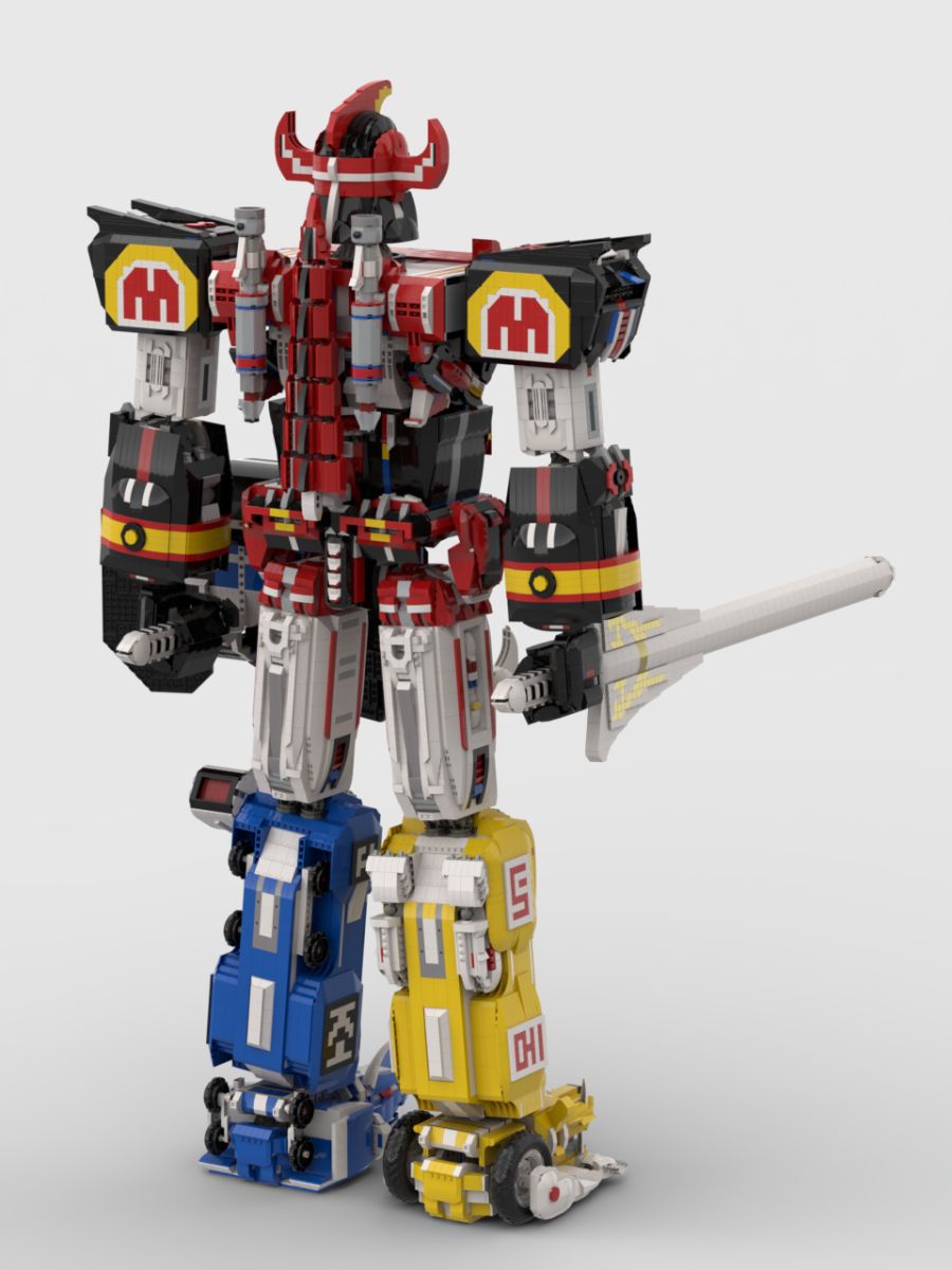 레고로 만든 무적! 파워레인져의 대수신(大獣神) - Megazord 최종완성_3.png