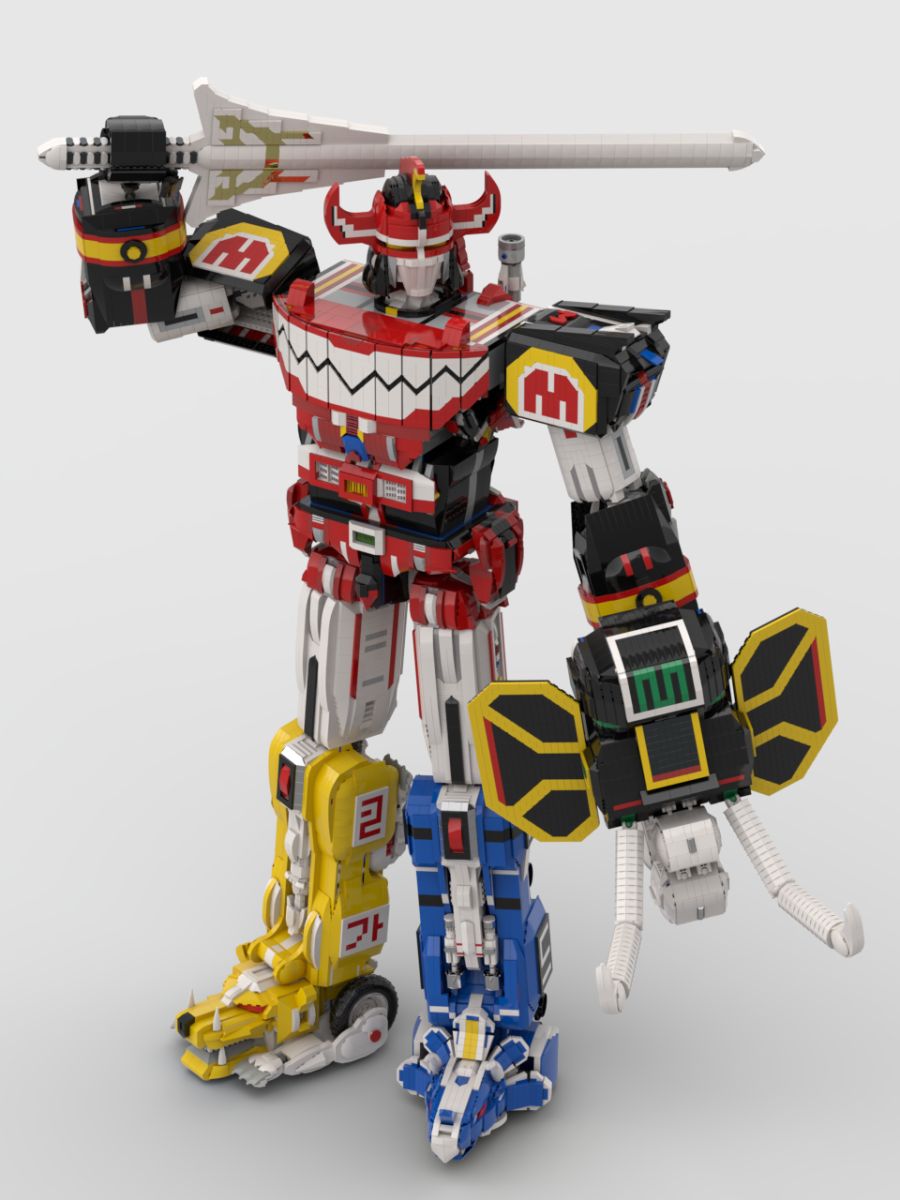레고로 만든 무적! 파워레인져의 대수신(大獣神) - Megazord 최종완성_7.png