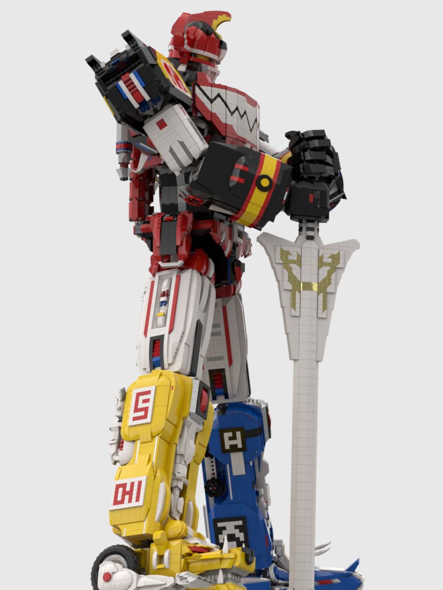 레고로 만든 무적! 파워레인져의 대수신(大獣神) - Megazord 최종완성_22.png