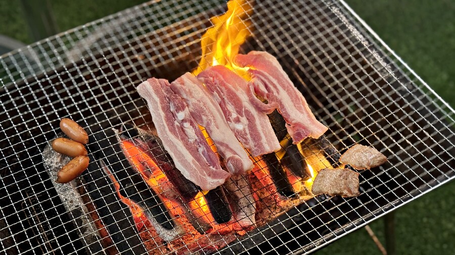 밖에서 밥 먹습니다 - 가평 펜션, 숯불삼겹살_6.jpg