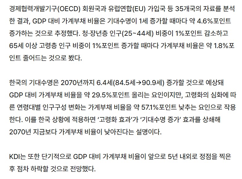 대한민국) 5년만 지나면 가계 부채 자연스레 줄어들것.JPG_1.png