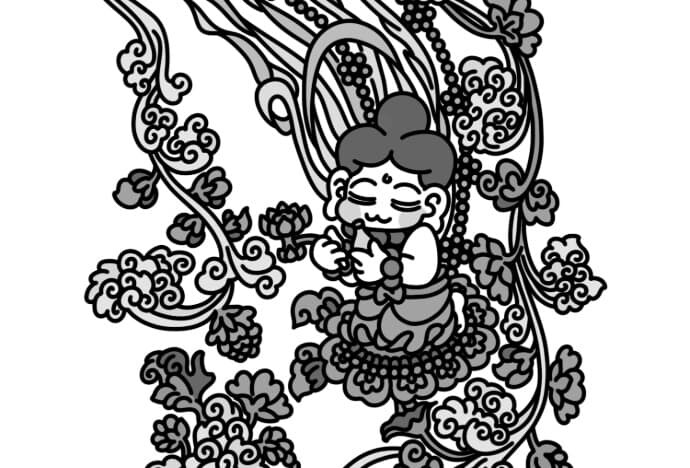 불교미술 만화 - 천의(옷)_1.jpg