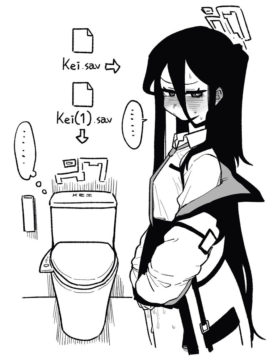블루아카) tag: 스캇, 골든샤워_2.jpg