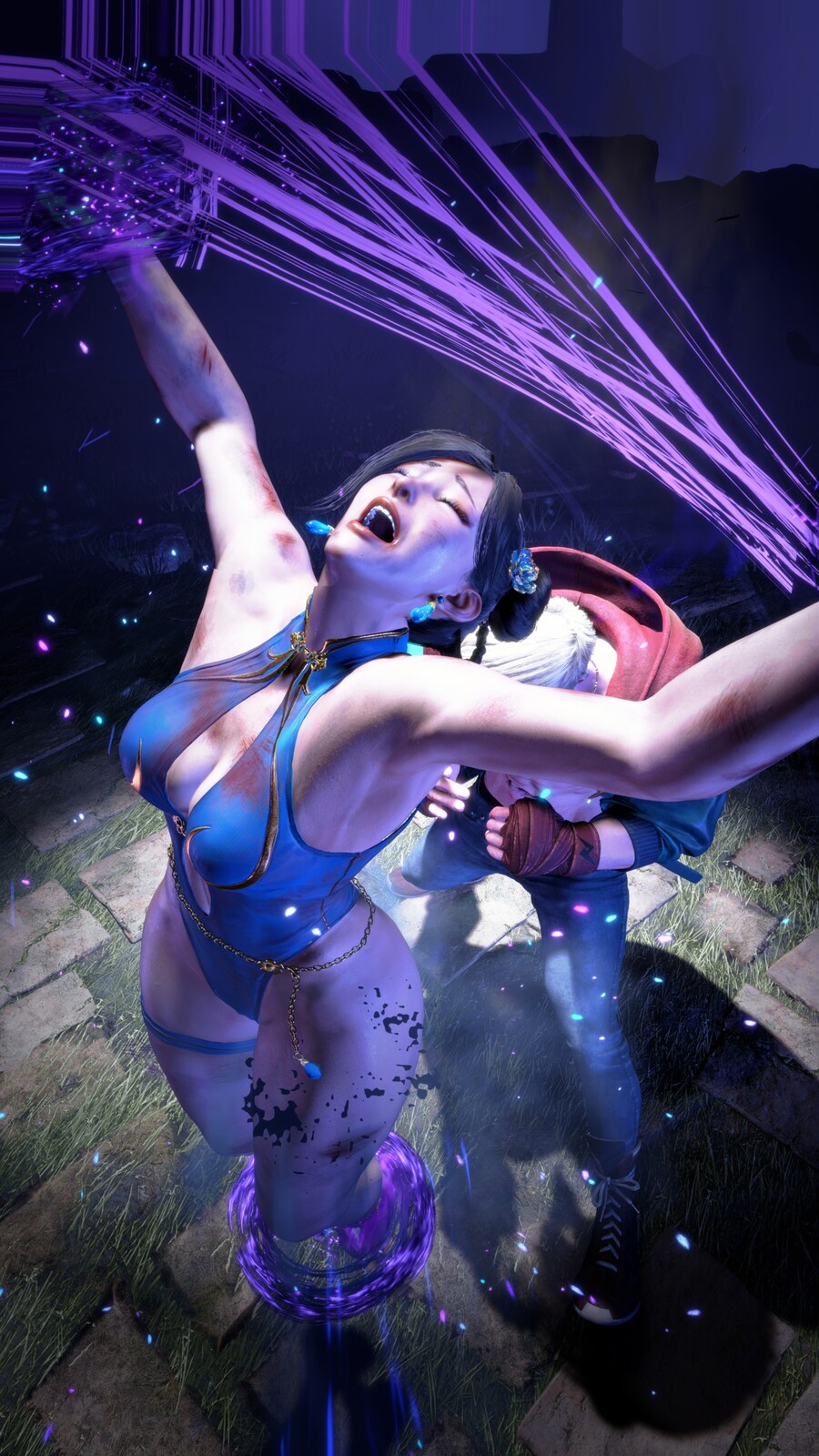 샌드백이 되어버린 수영복 스킨 춘리 ㅠㅠ_9.jpg