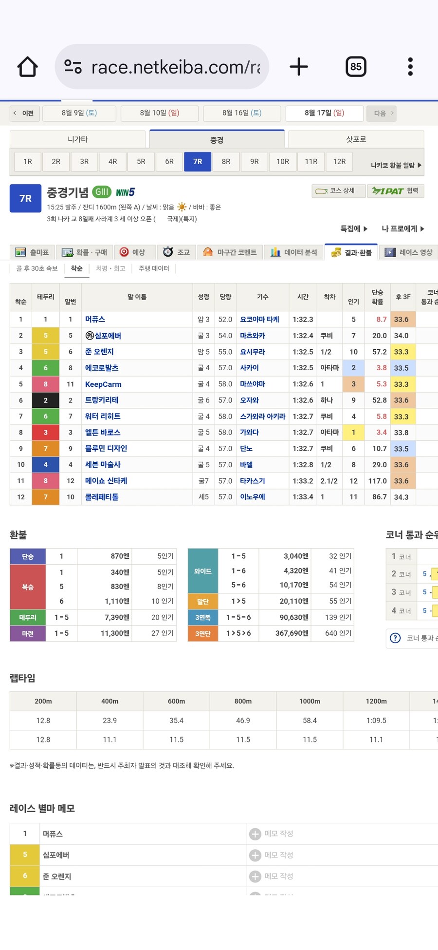 말딸,경마) G3 츄쿄 기념 우승은 머퓨스_1.jpg