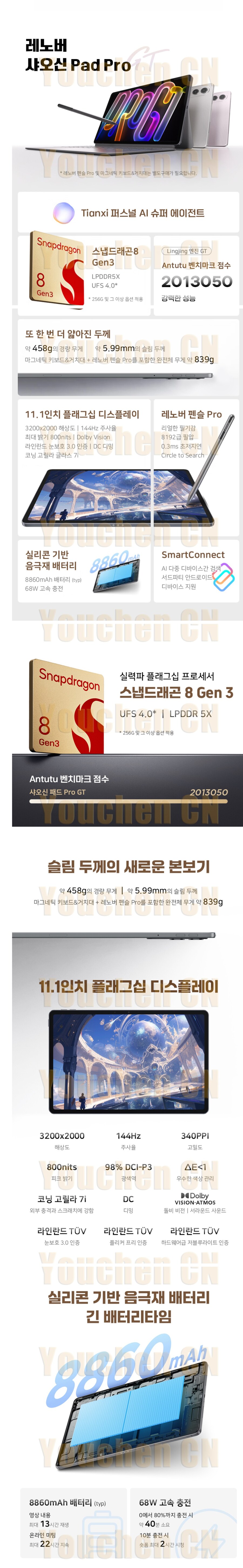 [지마켓] 레노버 샤오신패드 PRO GT 직구 8GEN3 261,660원 카드할인_2.jpg