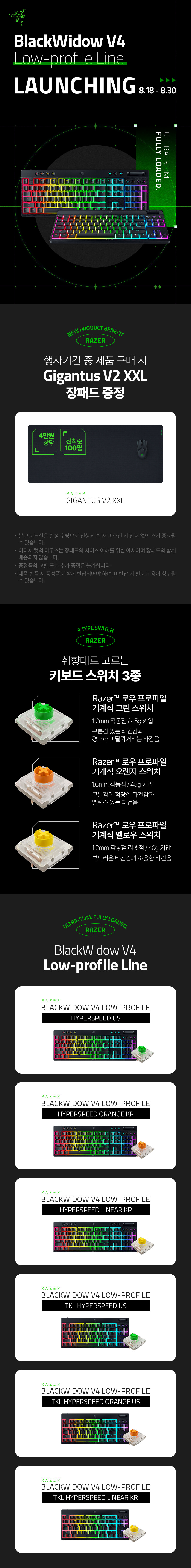 [신제품] 블랙위도우 V4 로우프로파일 라인업 신제품 출시 & 선착순 이벤트_1.jpg