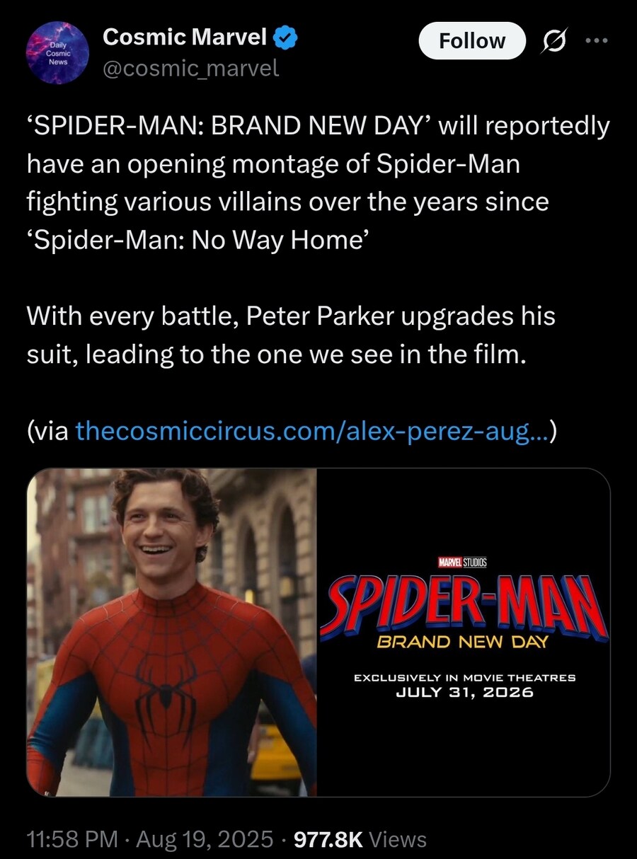 MCU) 스파이더맨 루머 몇개_1.jpg