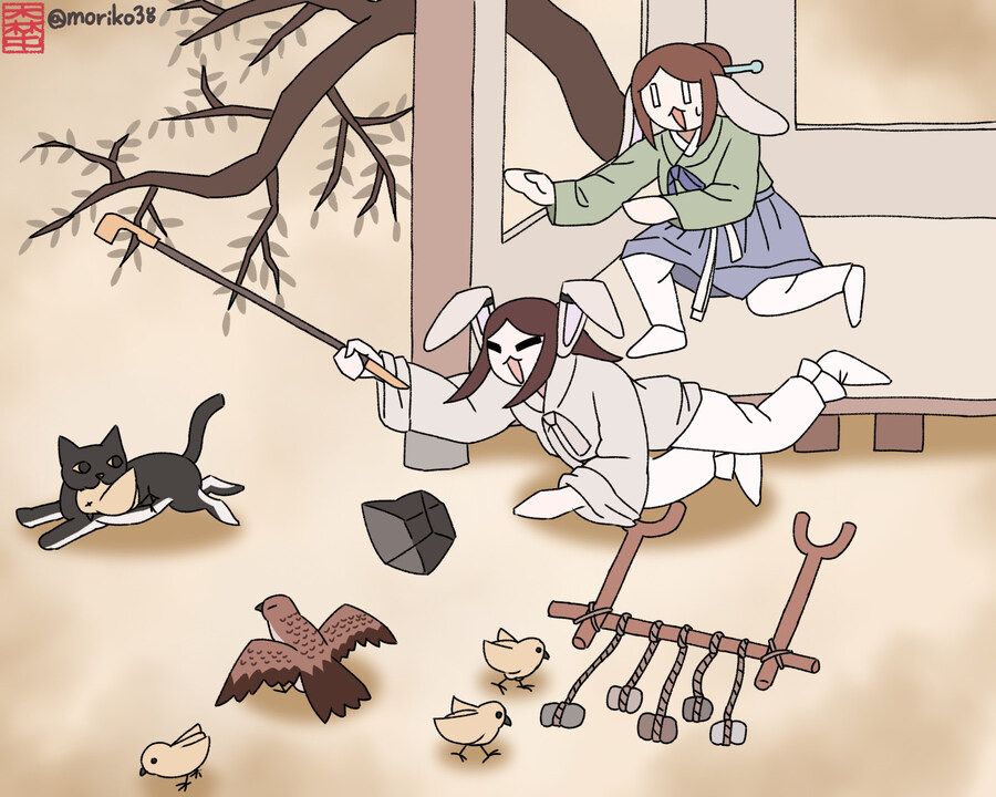 최근 2년간 그린 토끼 조선, 해동묘선국 그림들_13.jpg