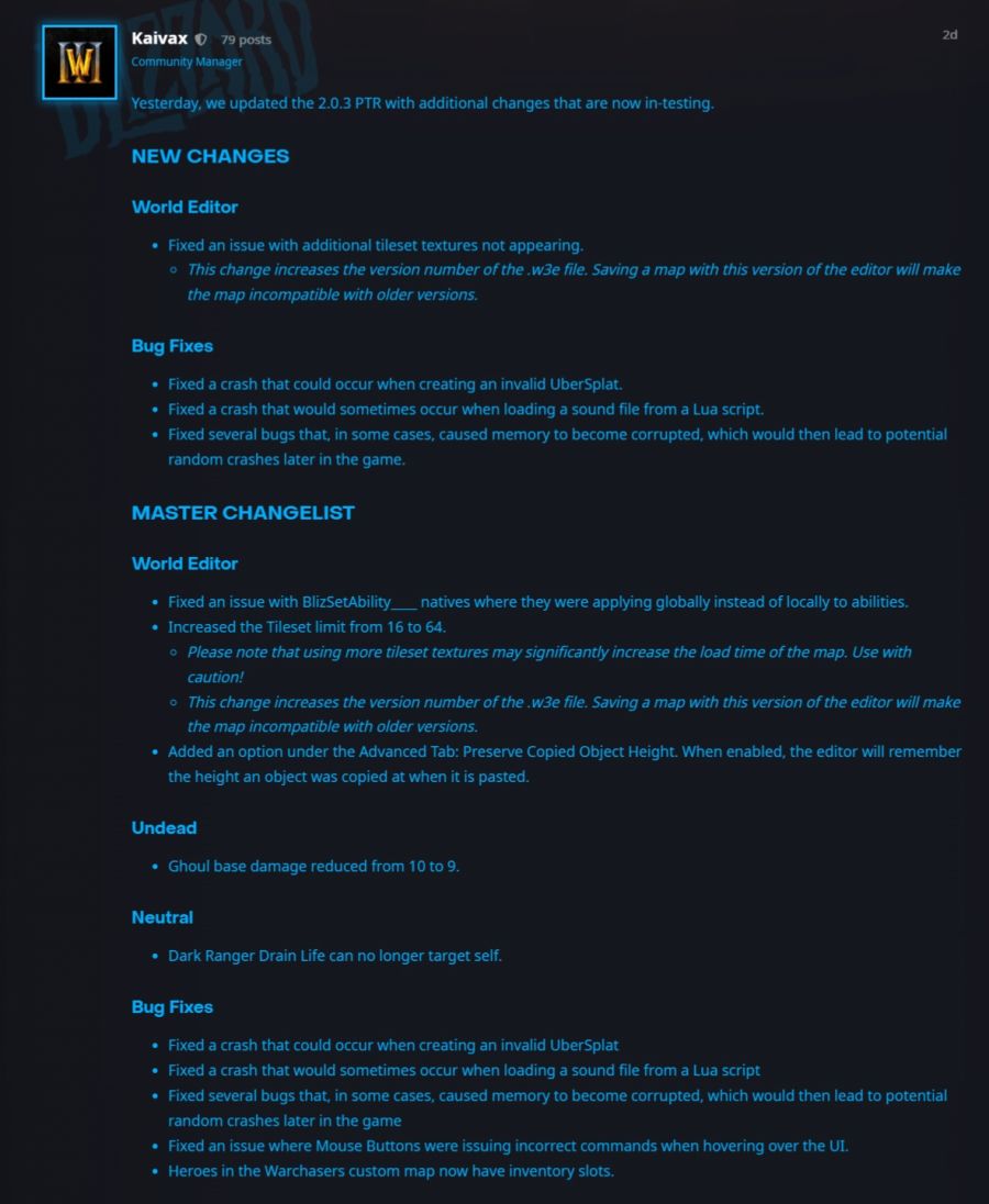 워크래프트 III: 리포지드 2.0.3 PTR 추가 패치_2.jpg