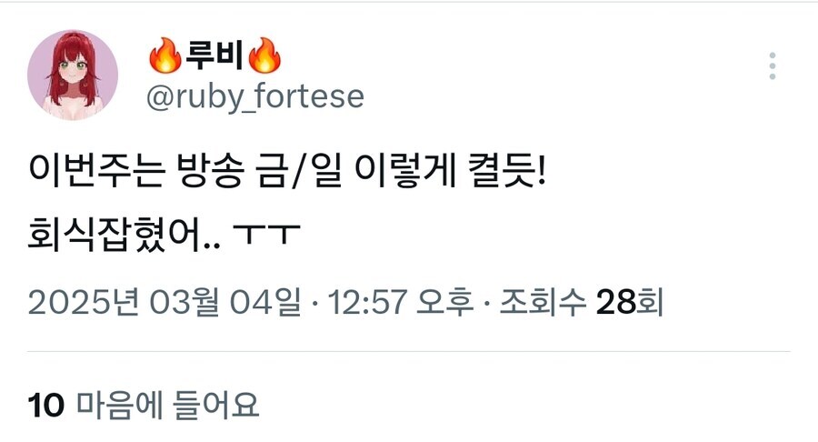 버튜버) 베글에서 2번은 본 한우육회 휴방 버튜버에 대해_1.jpg