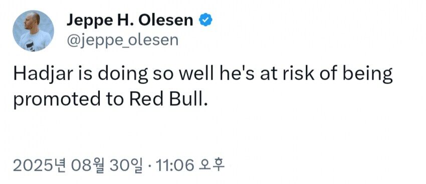 F1) 언론 : '하자르는 레드불로 승격당할 위기에 처해있다'_2.png