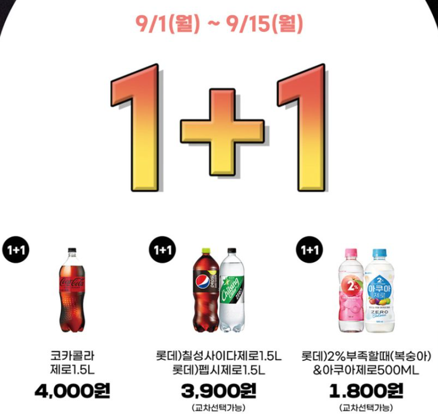 [4대 편의점] 9월 제로칼로리 음료 1+1 행사 (9/1~30)_3.png