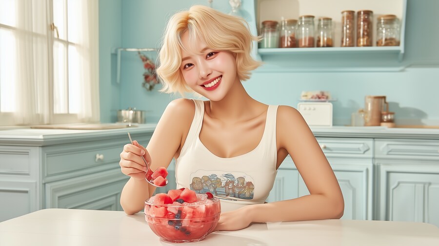 [AI 뮤비 & 음악] #12 사랑의 수박화채_1.png