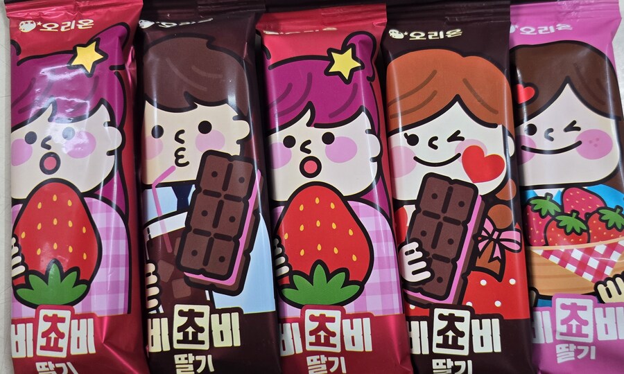 [신제품] 오리온 비쵸비 딸기 / 롯데 롯센 설레임_3.jpg