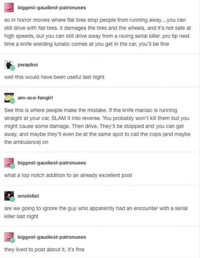 공포영화 속 상황에서 타이어 펑크 났을 꿀팁_1.jpg