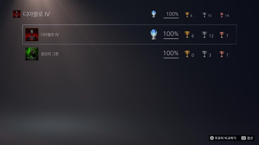 플래티넘 따고 dlc까지 100프로 달성했네요 ;;_1.jpg