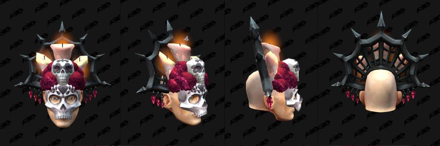 와우 11.2.5 신규 망자의 날 변신 - 꽃 왕관, 해골 헬멧_11.jpg