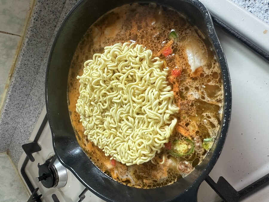 점심으로 맛난 라면밥 만들기_10.jpg