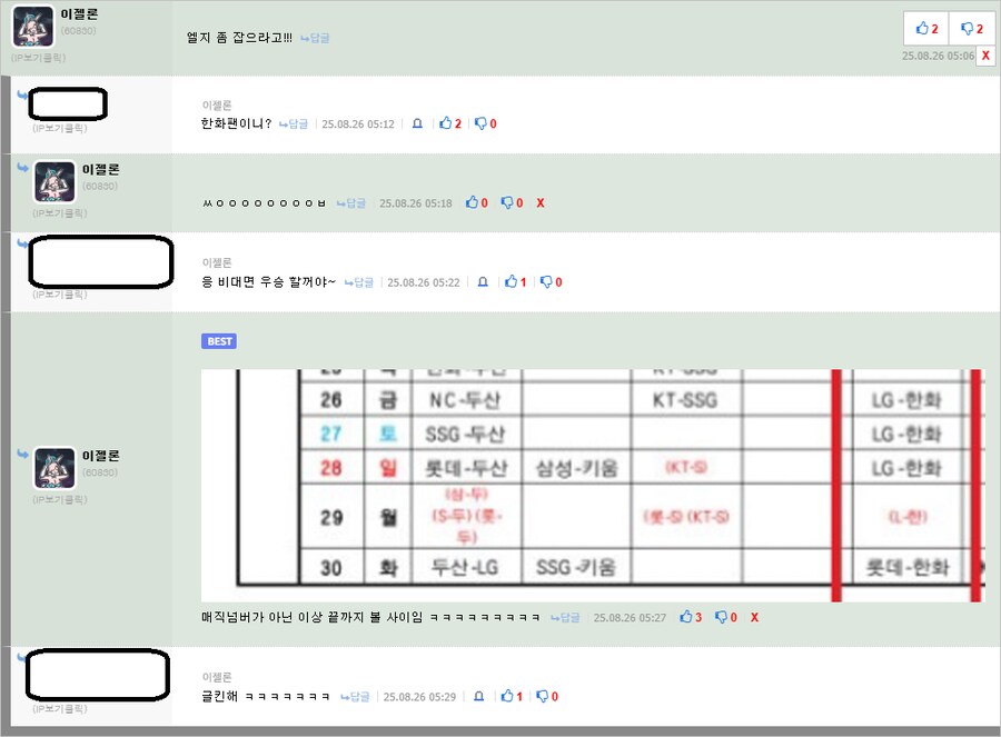 KBO) 한국 프로야구 우승 경쟁 근황.꺼라위키_2.png