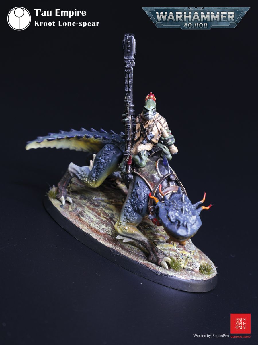 [워해머40k] 크룻 론 스피어 Kroot Lone-spear_10.jpg