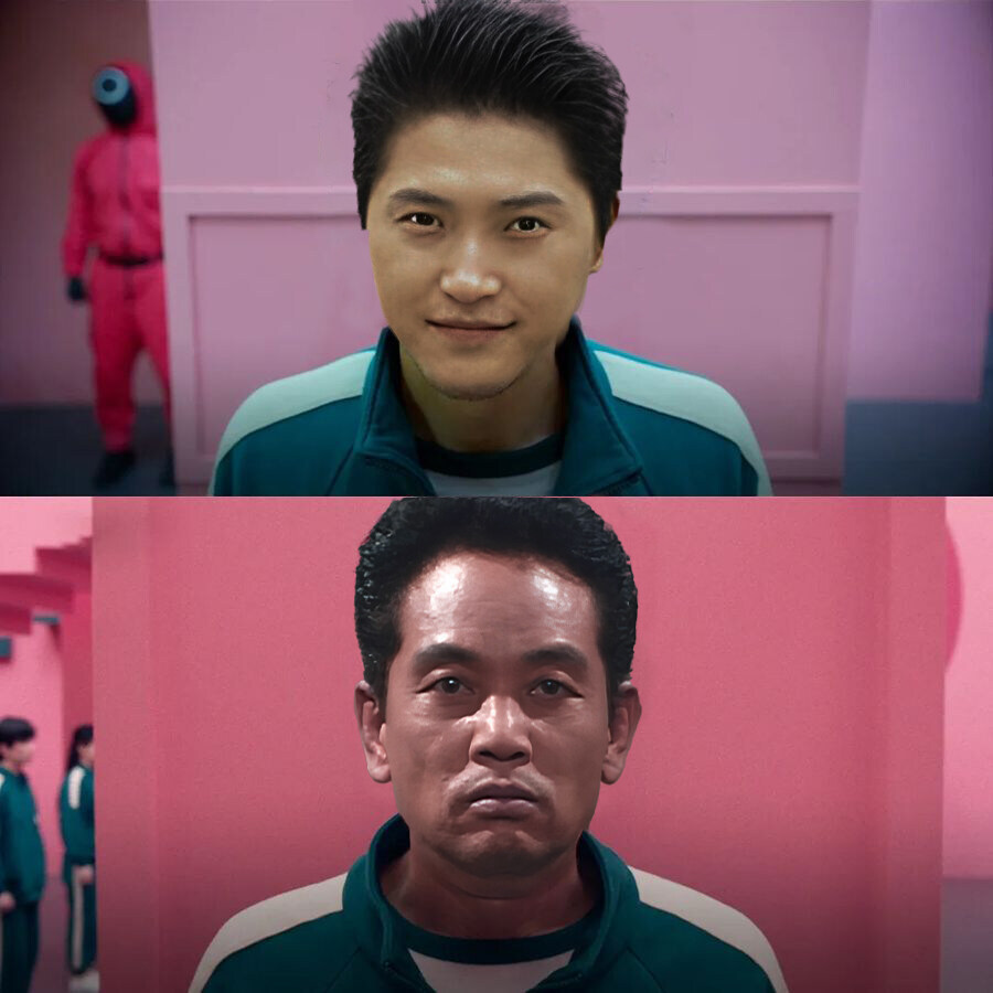 오겜)오징어 게임에 참가한 김두한 모습_1.jpg