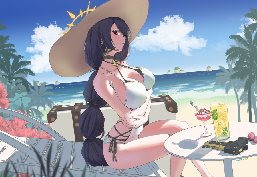 블루 아카이브 - 와카바 히나타 (수영복)_1.webp