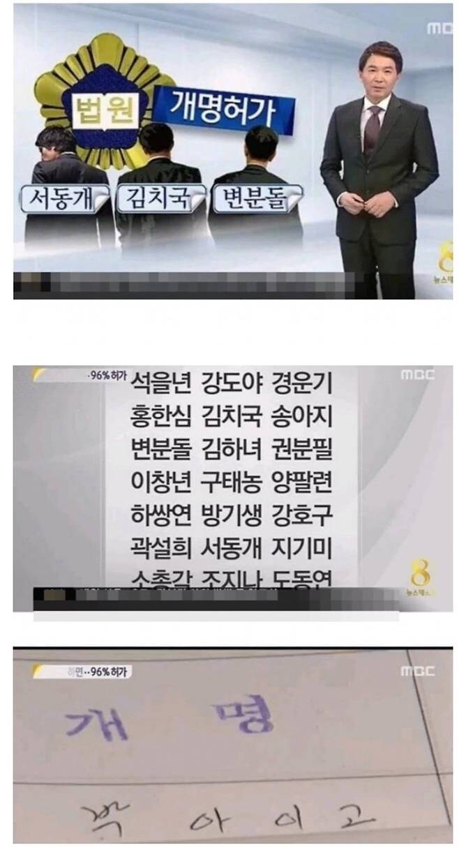 개명 허가가 난 이름들.jpg_1.jpg