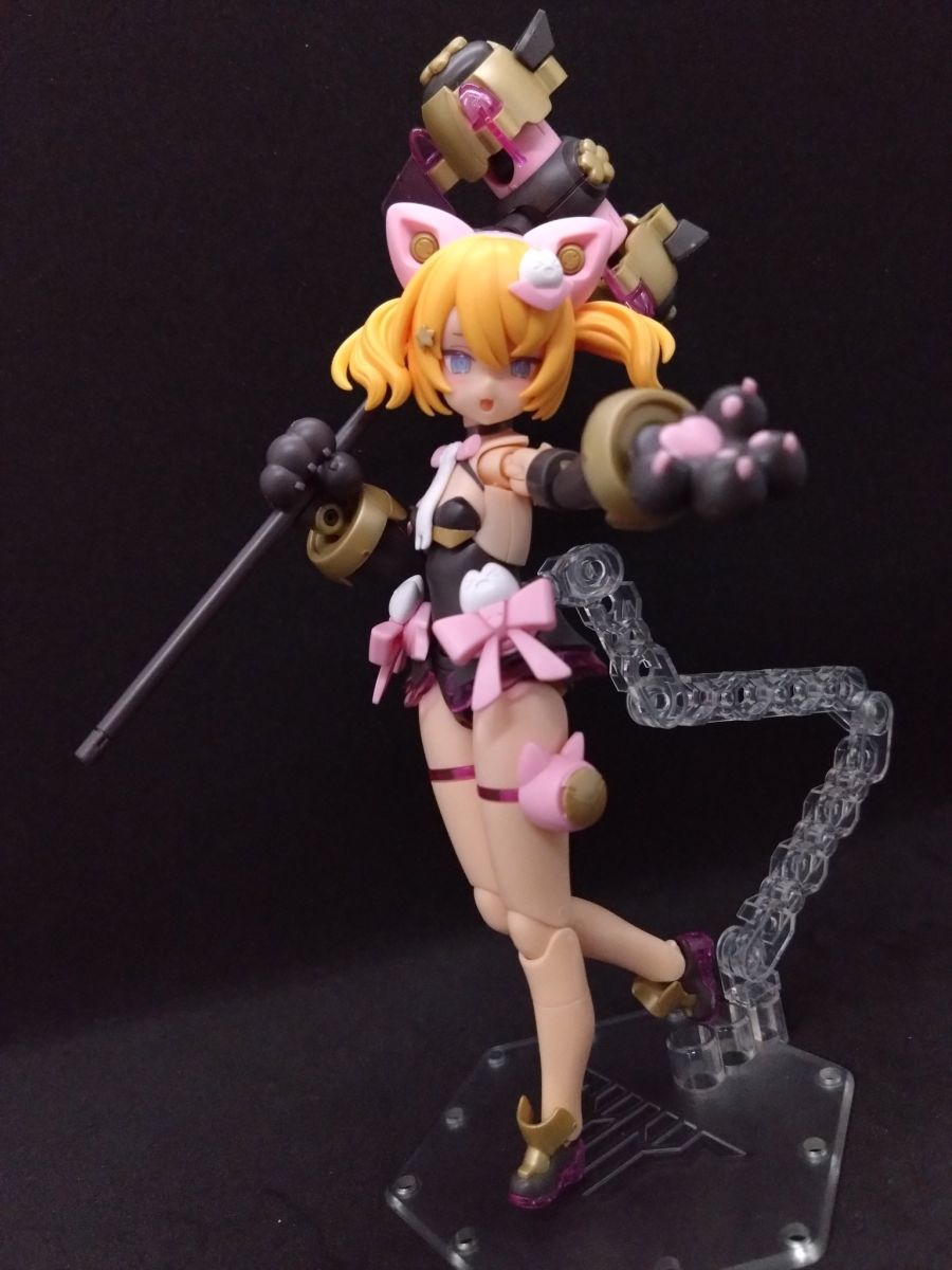 [코토부키야] PUNI☆MOFU 쿠로마오 가조립 + 노멀 마오 나열 사진_8.jpg