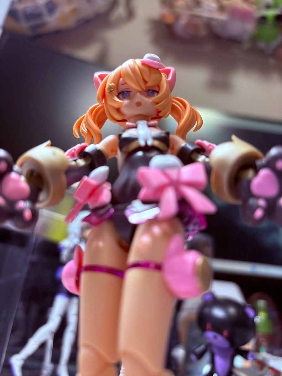 [코토부키야] PUNI☆MOFU 쿠로마오 가조립 + 노멀 마오 나열 사진_28.jpg