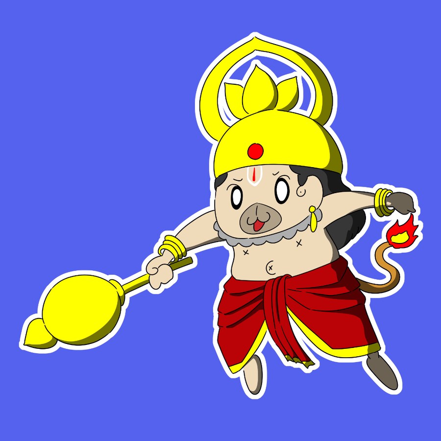 인도 원숭이 신 하누만_1.png