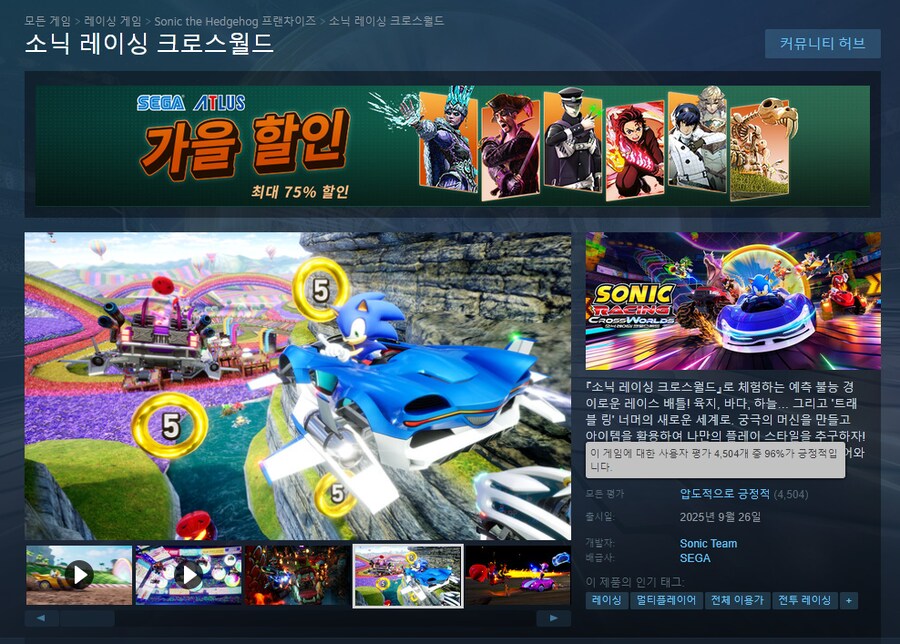 소닉] 레이싱 이거 캐릭터랑 카트는 고정 조합인가?_1.png
