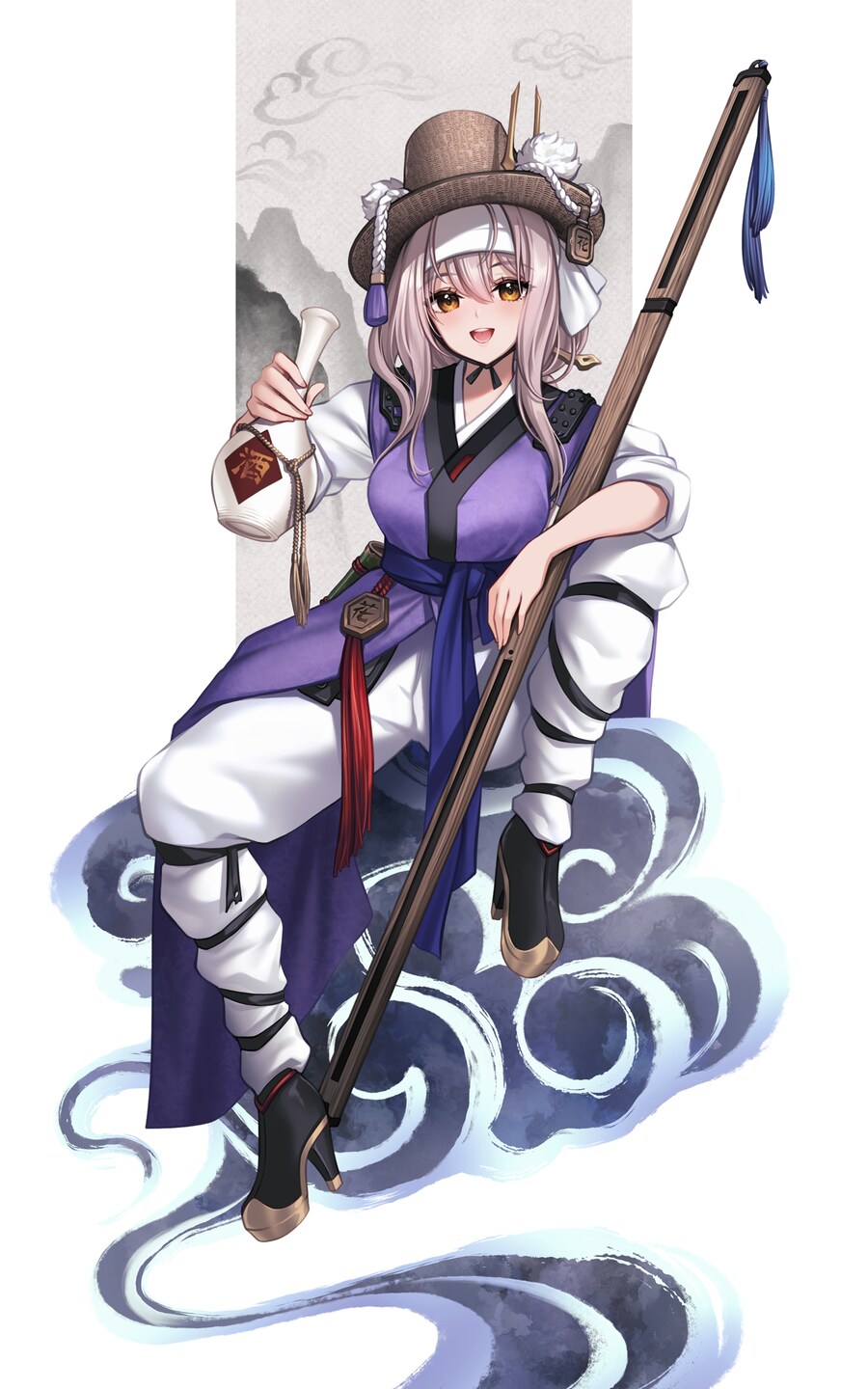 니케) 장화&홍련 한복풍으로 그려봤어요._1.png