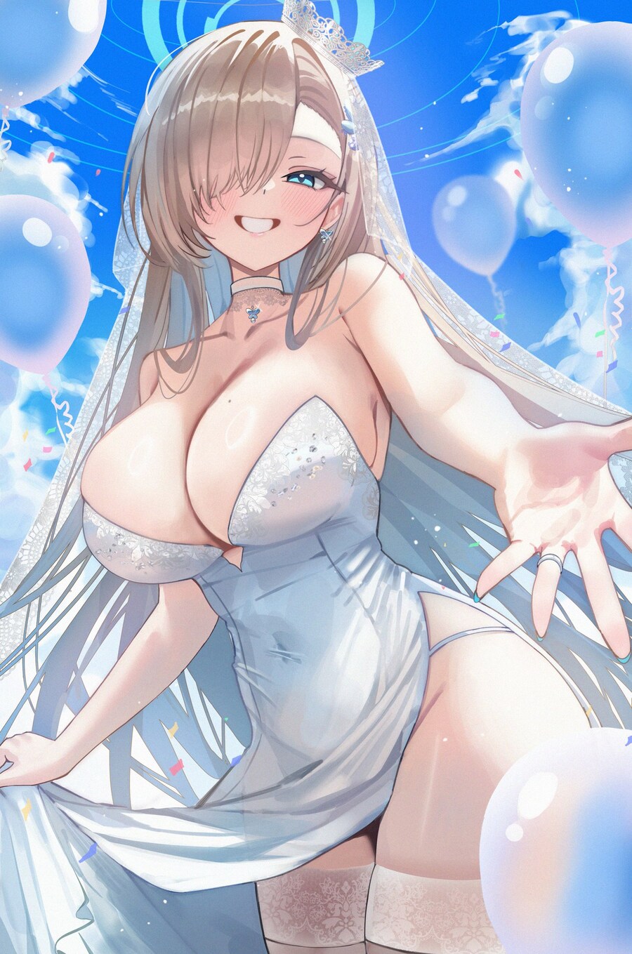 (블루아카) 웨딩드레스 입은 학생들_4.jpg